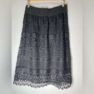 Black Lace Skirt